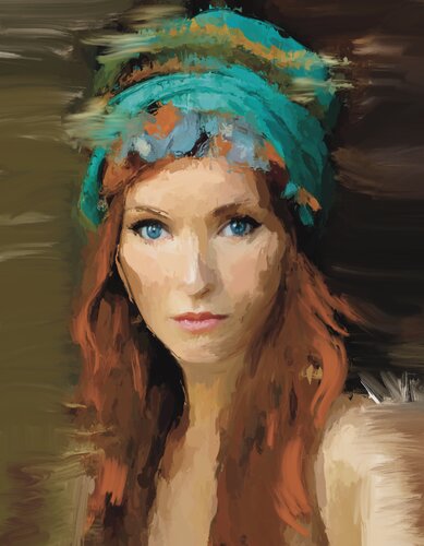 New Gioconda van Marina Fedorova, Schilderij te koop op Singulart