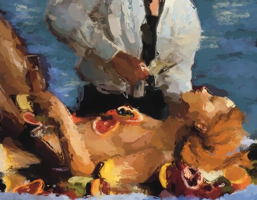 Games of Gods di Marina Fedorova, Pittura in vendita su Singulart