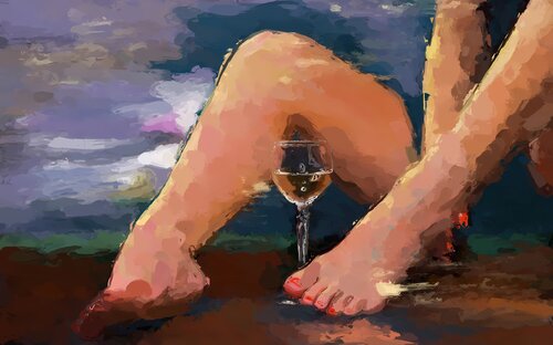 Love mood di Marina Fedorova, Pittura in vendita su Singulart