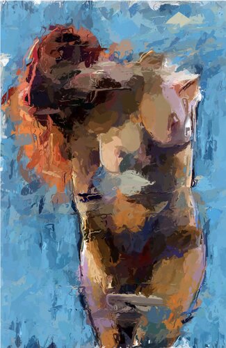 Blue Venus van Marina Fedorova, Schilderij te koop op Singulart