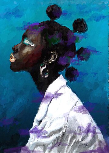 African Beauty 2 von Marina Fedorova, Malerei kaufen auf Singulart