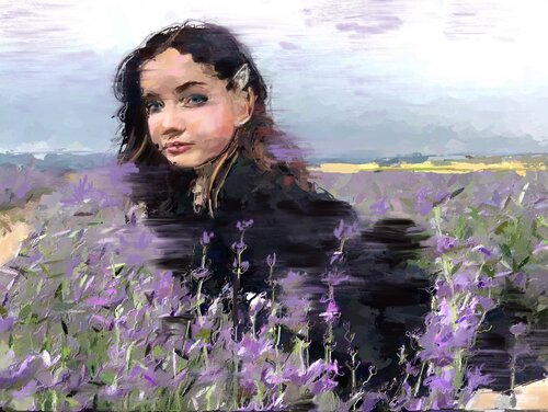 A Glimmer of the Soul van Marina Fedorova, Schilderij te koop op Singulart