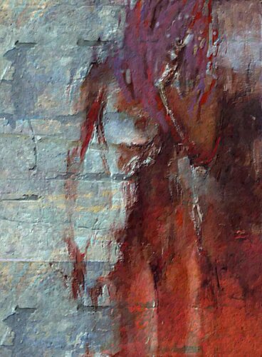 Scarlet Harmony di Marina Fedorova, Pittura in vendita su Singulart