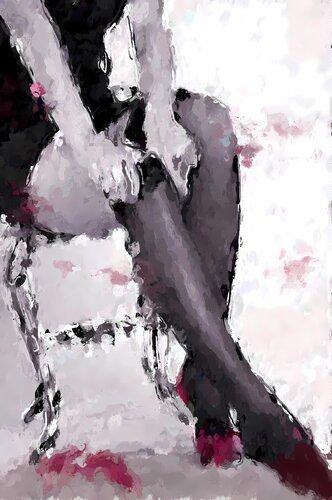 Black and White by Marina Fedorova, 회화 for Sale on Singulart