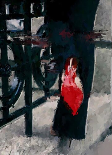 Black Dress van Marina Fedorova, Schilderij te koop op Singulart