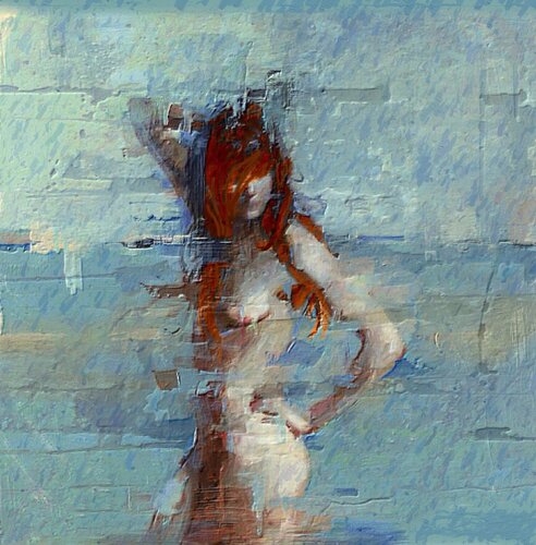 REFLECTION IN TWILIGHT di Marina Fedorova, Pittura in vendita su Singulart