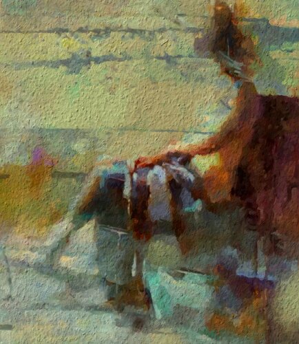 SUMMER EVENING di Marina Fedorova, Pittura in vendita su Singulart