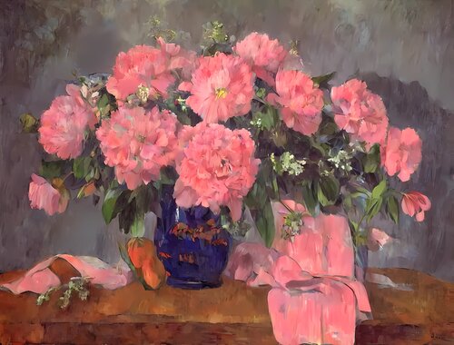 Aurora in orange by Marina Fedorova, 油畫 for Sale on Singulart