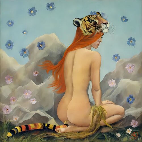 Symphony of States: Wild Grace" di Marina Fedorova, Pittura in vendita su Singulart