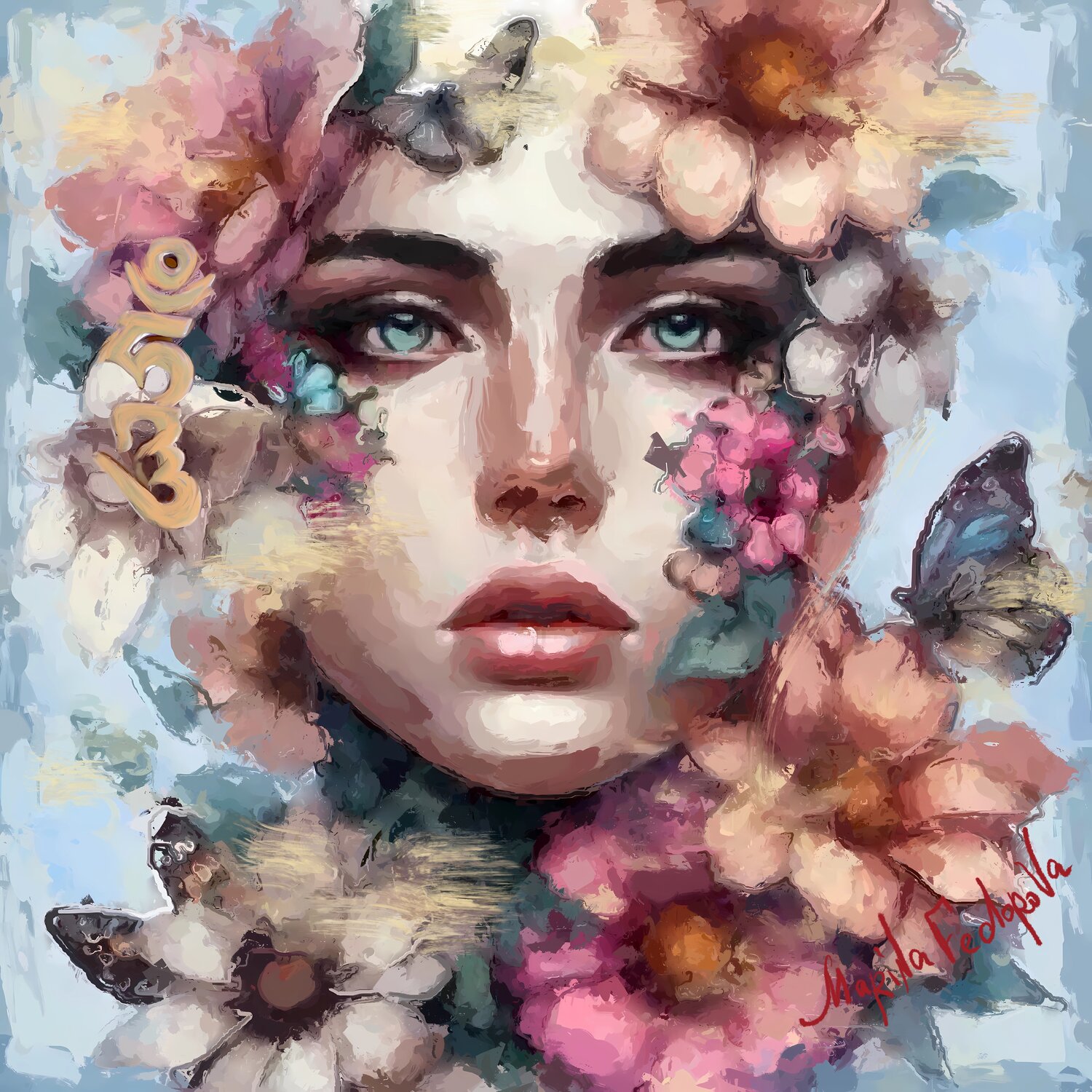 THE LIGHT OF LOVE Marina Fedorova Dipinto originale in vendita