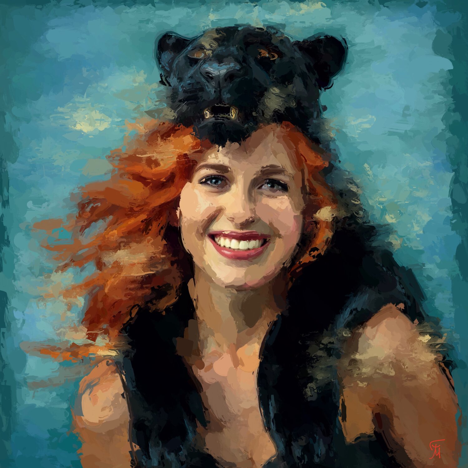 УЛЫБКА ВЛАСТИ Marina Fedorova Original painting for sale