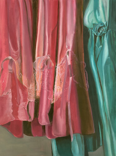 Pink and Green by Maruta Konceviča, Painting for Sale on Singulart