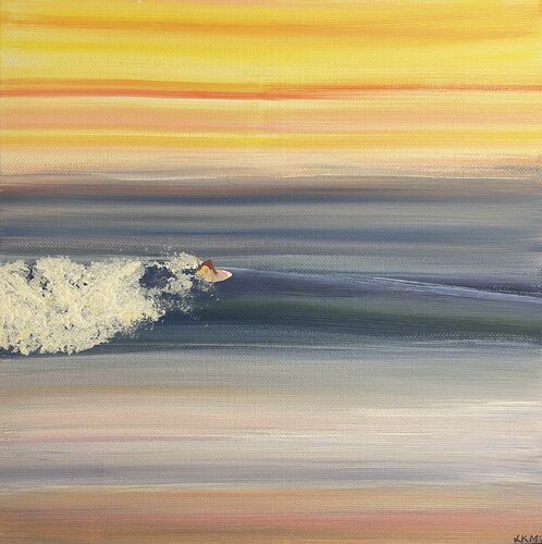 Surferin 1 di Luisa Katharina Marschner, Pittura in vendita su Singulart