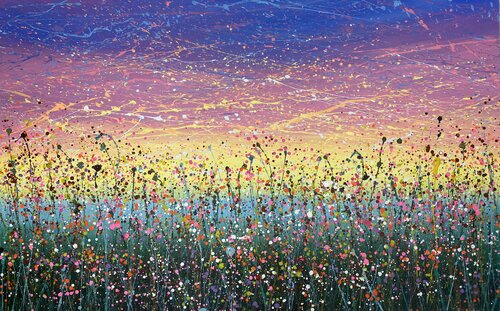 Field with flowers 24 di Ivan Didovodiuk, Pittura in vendita su Singulart