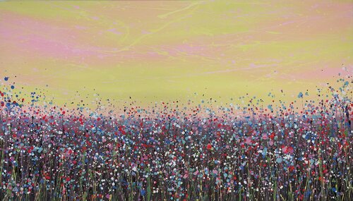 Field with flowers 28 di Ivan Didovodiuk, Pittura in vendita su Singulart