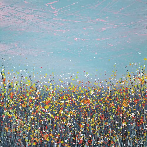 Field with flowers 29 di Ivan Didovodiuk, Pittura in vendita su Singulart