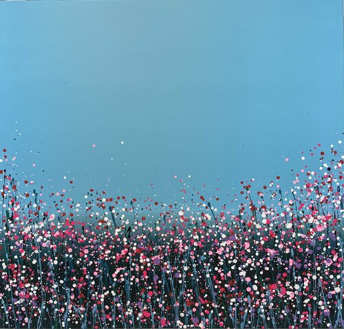Field with flowers 33 di Ivan Didovodiuk, Pittura in vendita su Singulart