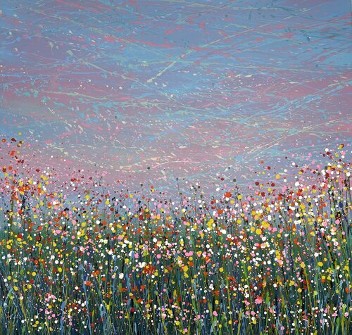 Field with flowers 34 di Ivan Didovodiuk, Pittura in vendita su Singulart