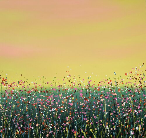 Field with flowers 36 di Ivan Didovodiuk, Pittura in vendita su Singulart