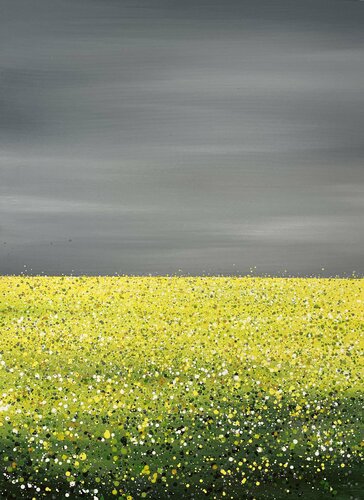Yellow field 2 di Ivan Didovodiuk, Pittura in vendita su Singulart