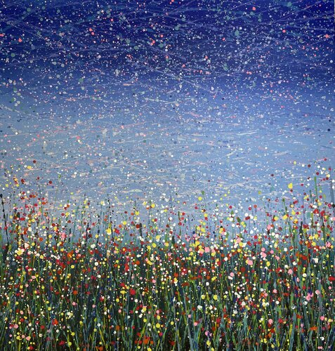 Field with flowers 37 di Ivan Didovodiuk, Pittura in vendita su Singulart
