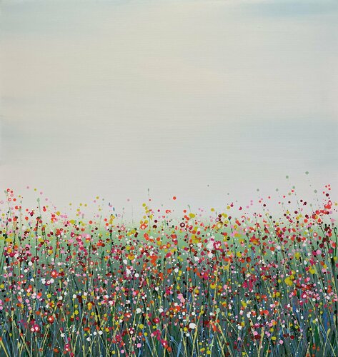 Field with flowers 47 di Ivan Didovodiuk, Pittura in vendita su Singulart