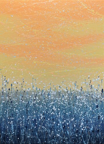 Field with flowers 51 di Ivan Didovodiuk, Pittura in vendita su Singulart