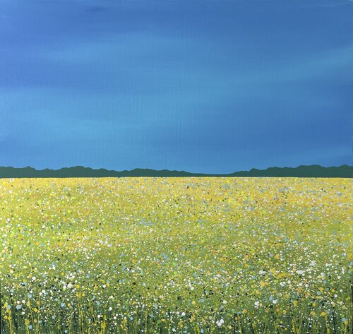 Field with flowers 57 di Ivan Didovodiuk, Pittura in vendita su Singulart