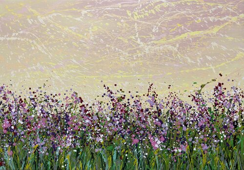 Field with flowers 73 van Ivan Didovodiuk, Schilderij te koop op Singulart