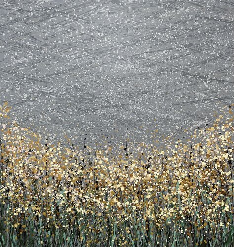 Field with flowers 74 van Ivan Didovodiuk, Schilderij te koop op Singulart