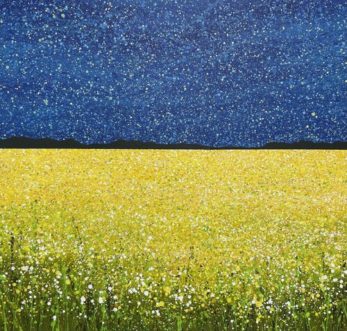 Yellow field 7 di Ivan Didovodiuk, Pittura in vendita su Singulart