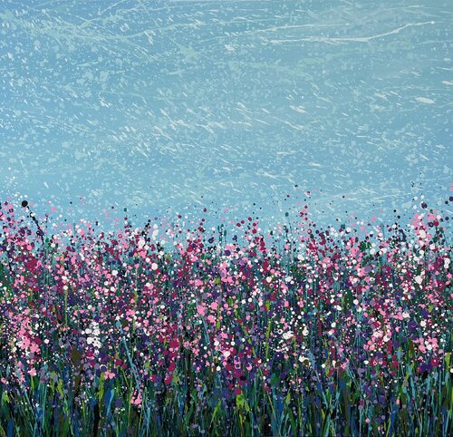 Field with flowers 83 di Ivan Didovodiuk, Pittura in vendita su Singulart