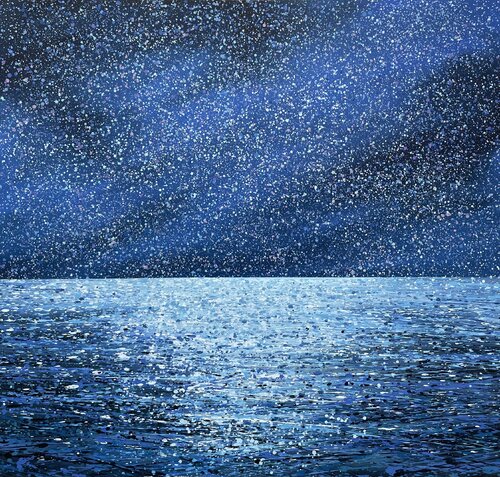 Starry night di Ivan Didovodiuk, Pittura in vendita su Singulart