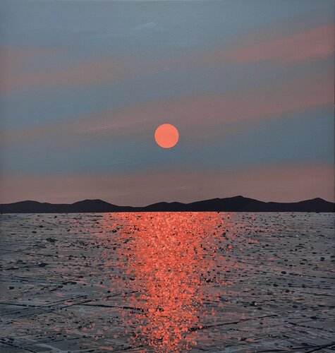 Evening at sea 5 by Ivan Didovodiuk, Painting for Sale on Singulart