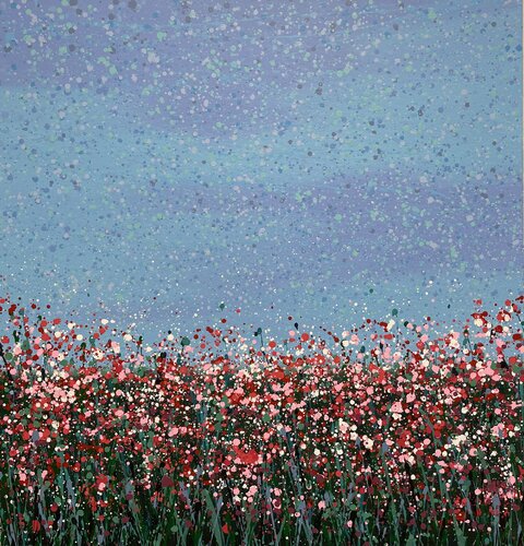 Field with flowers 89 van Ivan Didovodiuk, Schilderij te koop op Singulart