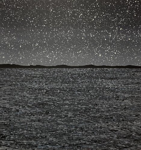 Night at sea 9 di Ivan Didovodiuk, Pittura in vendita su Singulart
