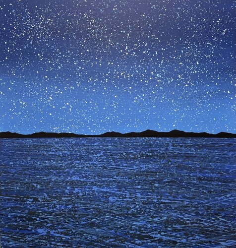 Night at sea 10 di Ivan Didovodiuk, Pittura in vendita su Singulart