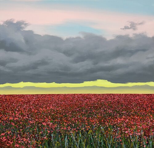 Red field 9 von Ivan Didovodiuk, Malerei kaufen auf Singulart