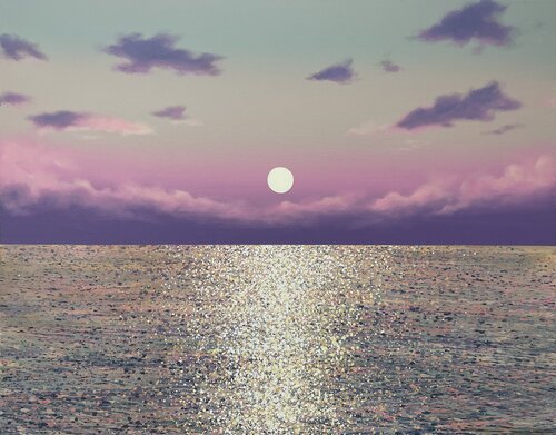 Sunset on the sea 5 von Ivan Didovodiuk, Malerei kaufen auf Singulart