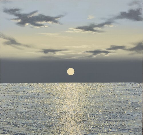 Sunset on the sea 9 van Ivan Didovodiuk, Schilderij te koop op Singulart