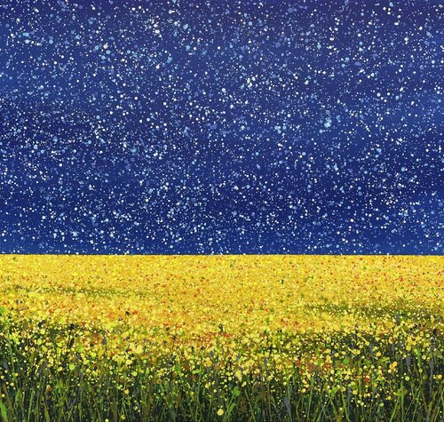 Yellow field 11 di Ivan Didovodiuk, Pittura in vendita su Singulart