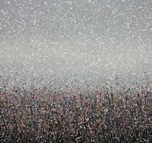 The first snow in the field 2 van Ivan Didovodiuk, Schilderij te koop op Singulart