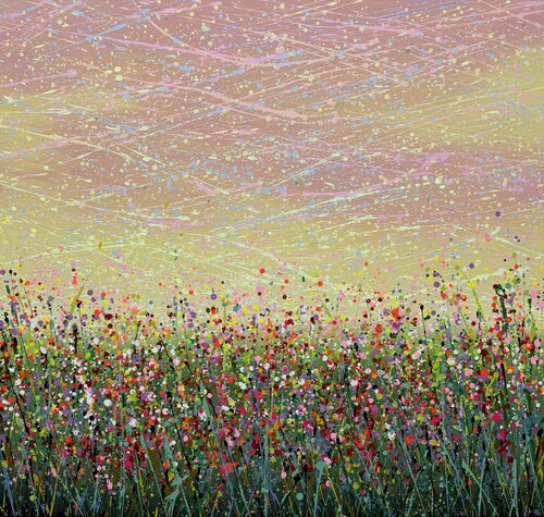 Field with flower 104 van Ivan Didovodiuk, Schilderij te koop op Singulart