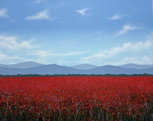 Red Field 12 von Ivan Didovodiuk, Malerei kaufen auf Singulart