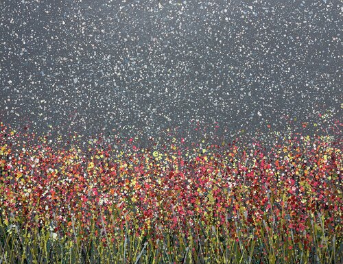 Field with flowers 107 by Ivan Didovodiuk, Painting for Sale on Singulart