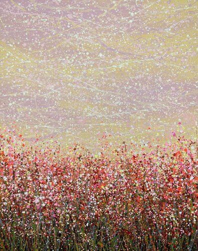 Field with flowers 111 van Ivan Didovodiuk, Schilderij te koop op Singulart