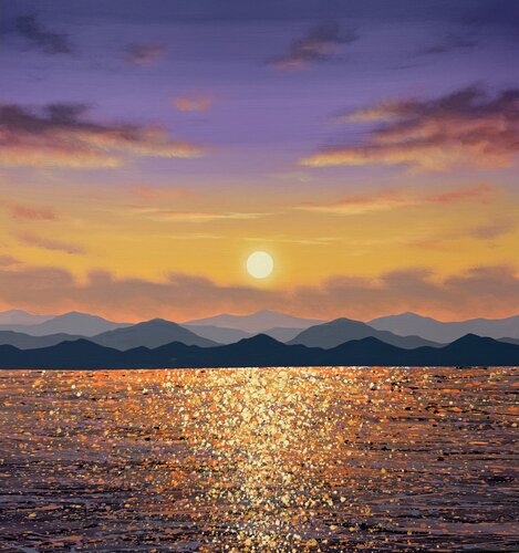 Sunset on the sea 17 Ivan Didovodiuk