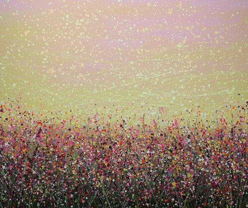 Field with flowers 116 by Ivan Didovodiuk, Painting for Sale on Singulart