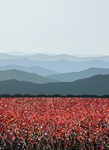Red Field 17 von Ivan Didovodiuk, Malerei kaufen auf Singulart