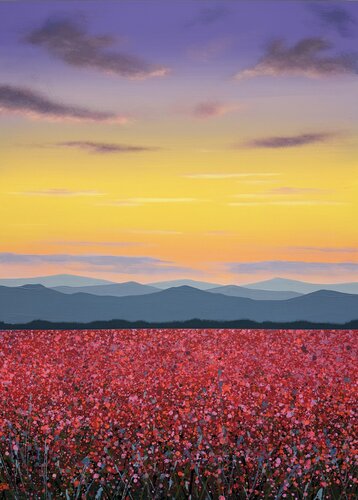 Red field 18 di Ivan Didovodiuk, Pittura in vendita su Singulart